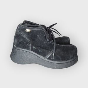 Vintage Roxy Chunky Suede Chuckie Ankle Boots!